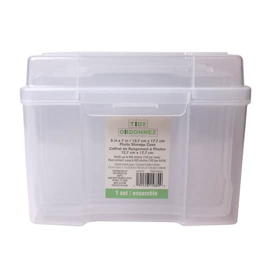 5" x 7" Clear 6-Case Photo Storage Keeper by Simply Tidy®